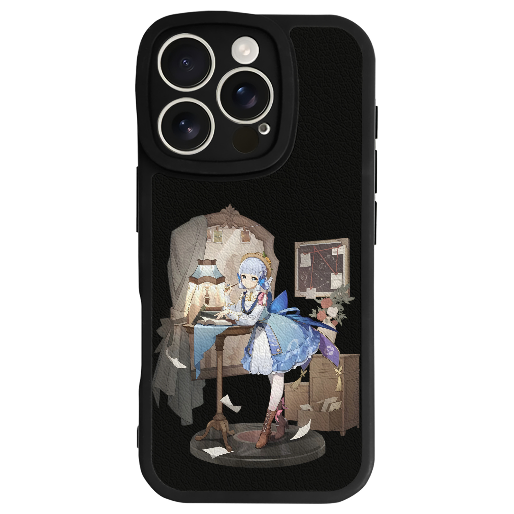 げんし神 神里綾華 神宮寺レン genshin Kamimiya Ren 【iPhone 16シリーズ対応】シリコンスマホケース（レザー調） 材質：シリコン